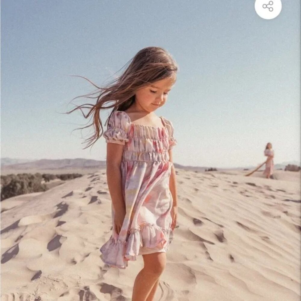 JESSAKAE‎ Kaleidoscope Girls Dress 8/9 Watercolor